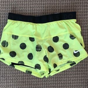 Nike polka-dot shorts with built in biker shorts